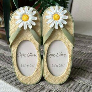 Cape Shore Flip Flop Dual Picture Frame – Coastal Decor